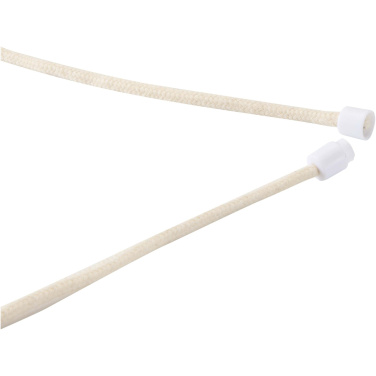 Logo trade corporate gift photo of: Adhab smartphone lanyard with bamboo details